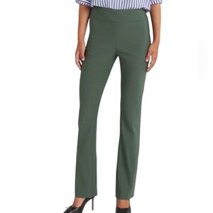 Tribal Alexa Ponte Pull On Flatten It Technology Bootcut Pant Dark Green|Size 8